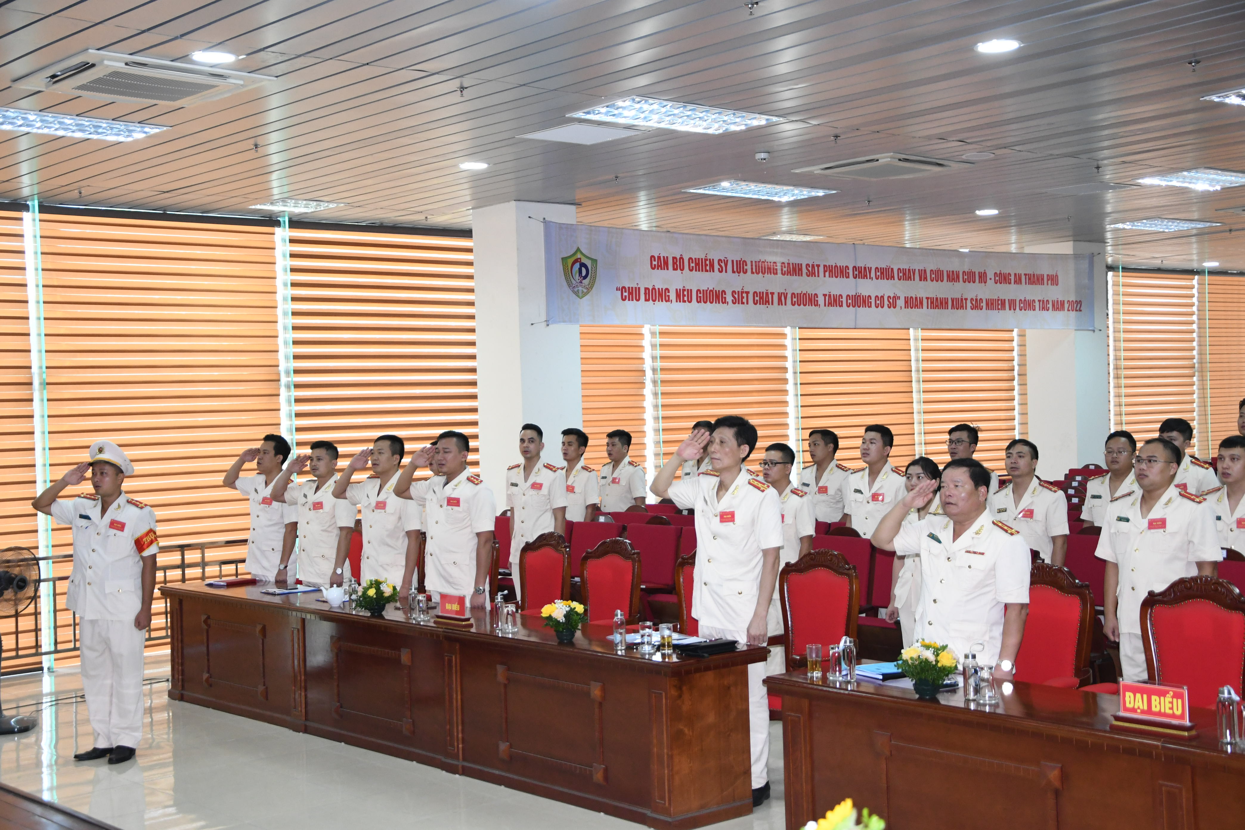 Đảng bộ Phòng Cảnh sát PCC&CNCH: Chi bộ Công tác phòng cháy tổ chức đại hội điểm